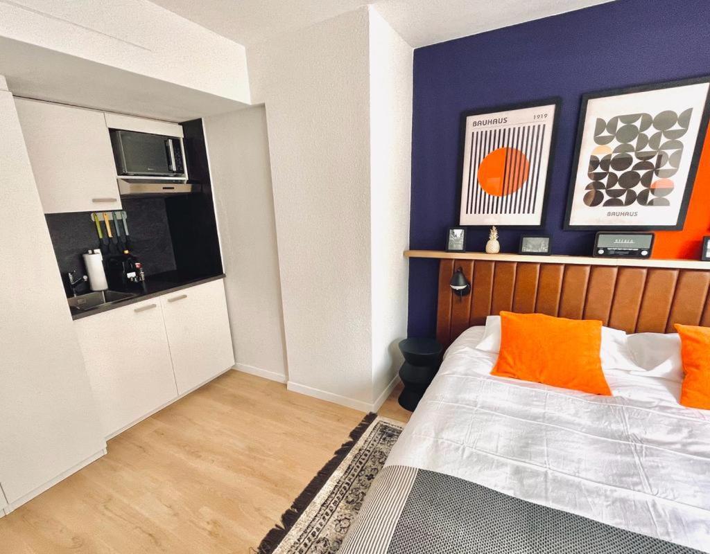 Cozy Studio Apartment Unit 11 In Center Of زيورخ المظهر الخارجي الصورة