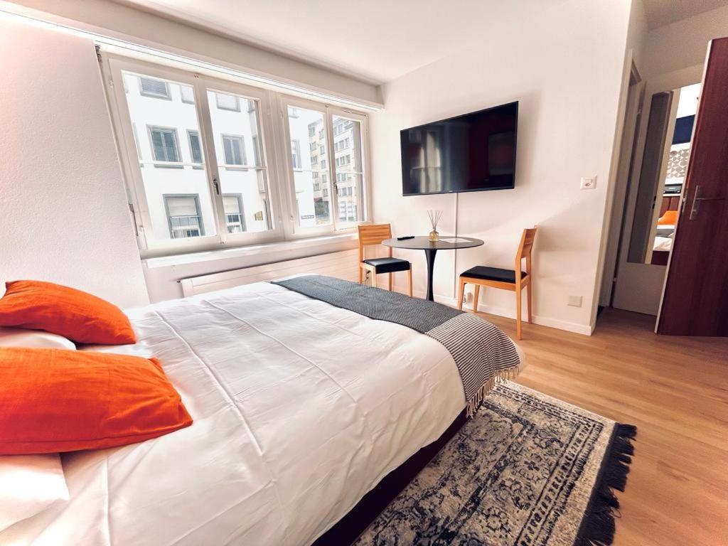 Cozy Studio Apartment Unit 11 In Center Of زيورخ المظهر الخارجي الصورة